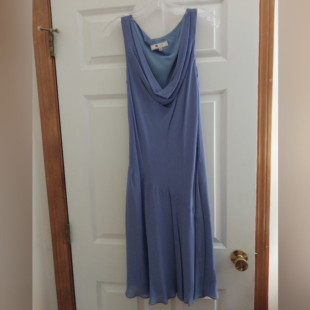 Elegant Periwinkle Midi Dress